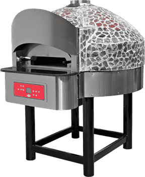 barajar por favor confirmar pivote Horno rotatorio de piedra para pizza Híbrido gas y leña. | Maquinaria y  Hostelería